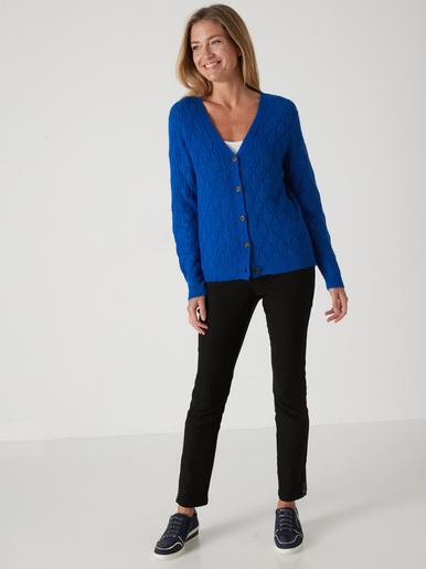 Gilet maille fantaisie