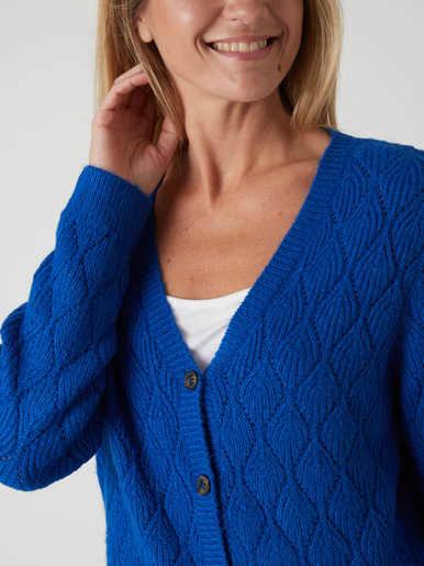 Gilet maille fantaisie