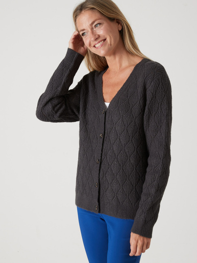 Gilet maille fantaisie