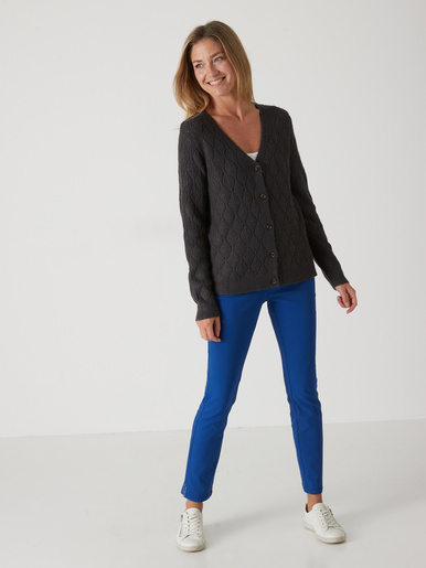 Gilet maille fantaisie
