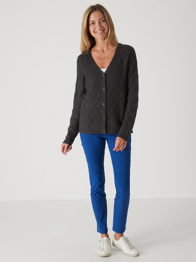 Gilet maille fantaisie