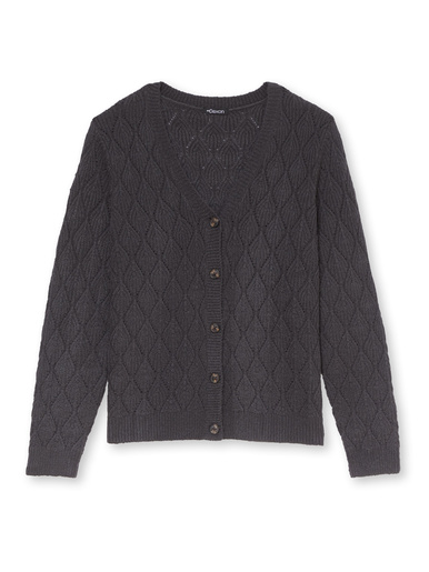 Gilet maille fantaisie