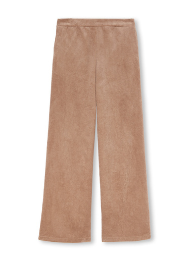 Pantalon large velours côtelé