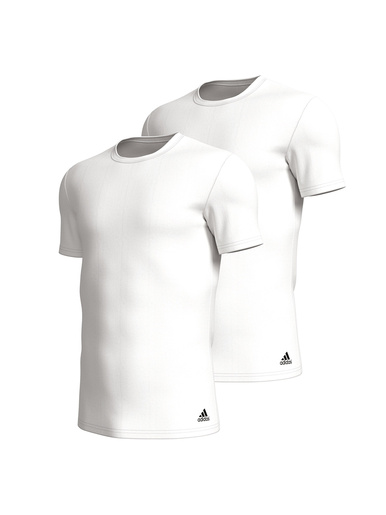 Lot de 2 tee-shirts Active Flex Coton - Adidas - Blanc