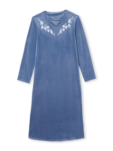 Robe d'hôtesse en maille velours