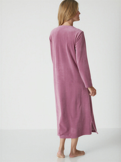 Robe d'hôtesse en maille velours