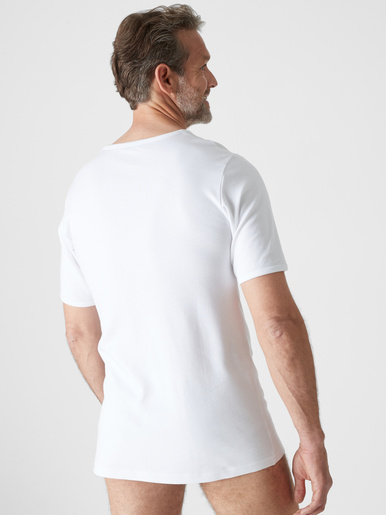Lot de 2 maillots de corps chauds col V