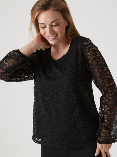 Tee-shirt avec dentelle