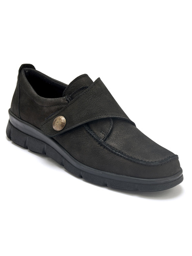 Derbies cuir doublure molletonnée - Pédiconfort - Noir