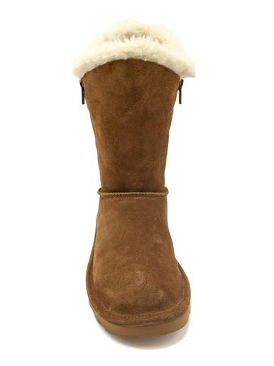 Boots fourrées double zip