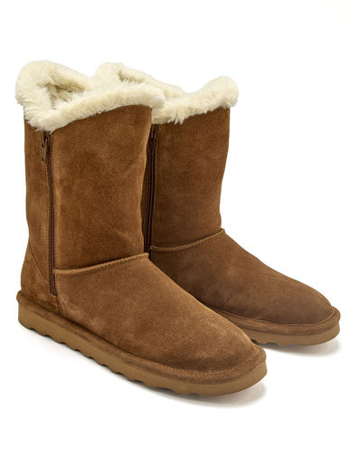 Boots fourrées double zip