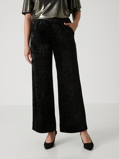 Pantalon chic en velours