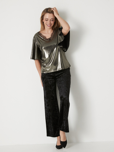 Pantalon chic en velours