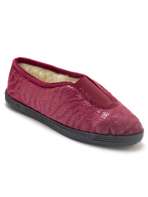Ballerines fourrées laine