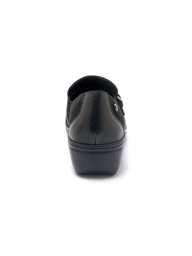 Mocassins élastiqués en cuir