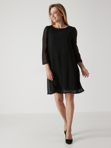 Robe plumetis