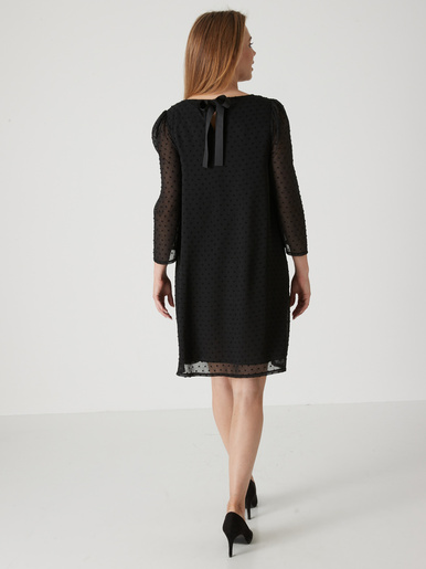 Robe plumetis