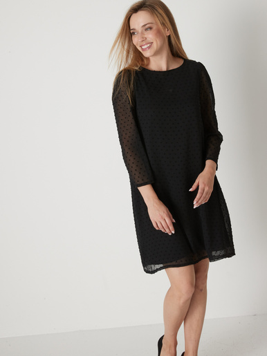 Robe plumetis