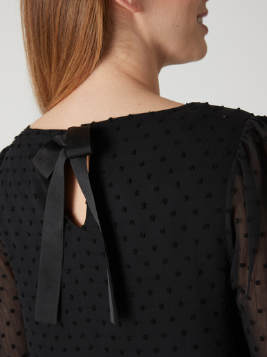 Robe plumetis