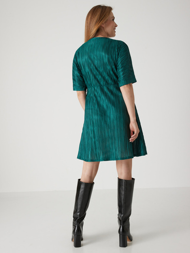 Robe maille irisée