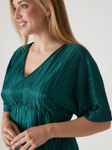 Robe maille irisée