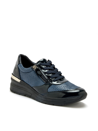 Derbies zip côté et lacets