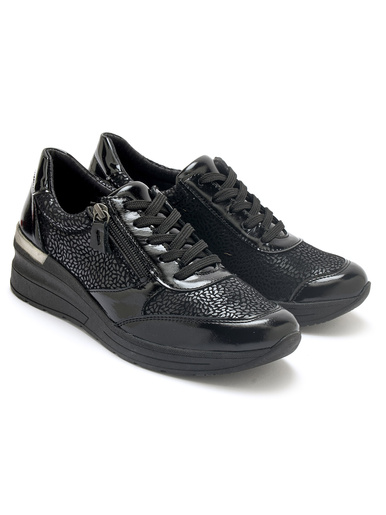 Derbies zip côté et lacets