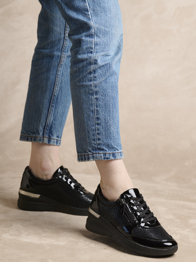 Derbies zip côté et lacets