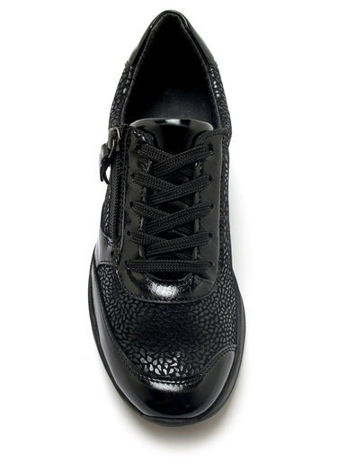Derbies zip côté et lacets