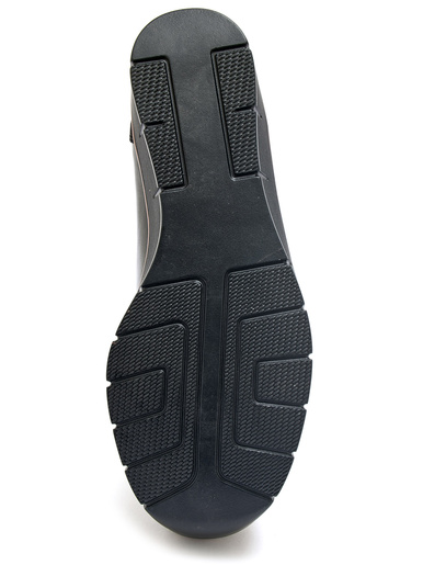 Boots compensées zippées