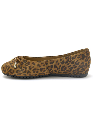 Ballerines cuir velours