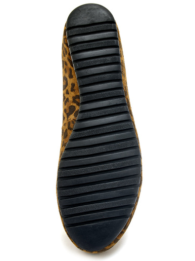 Ballerines cuir velours