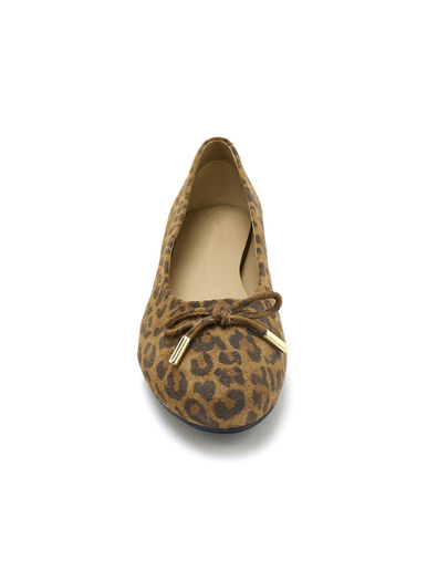 Ballerines cuir velours