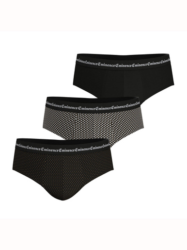 Lot de 3 slips homme Business Print
