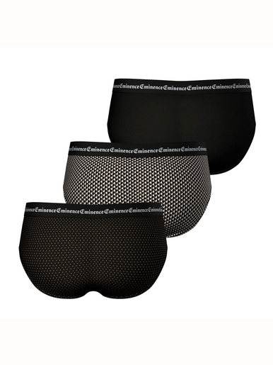 Lot de 3 slips homme Business Print