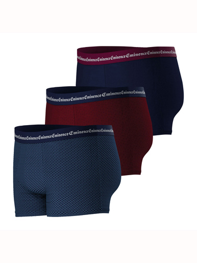 Lot de 3 boxers homme Business Print