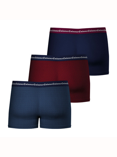 Lot de 3 boxers homme Business Print