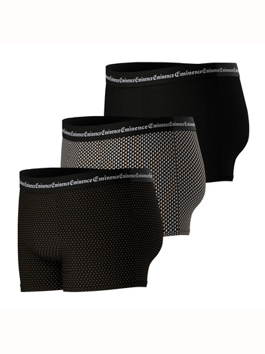 Lot de 3 boxers homme Business Print