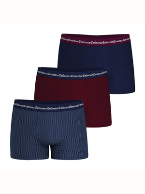 Lot de 3 boxers homme Business Print
