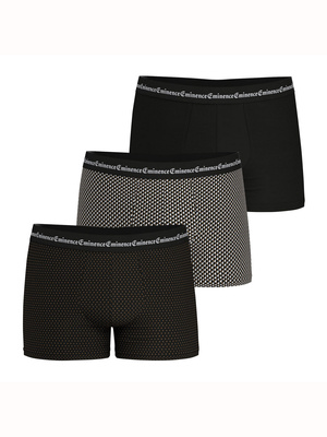 Lot de 3 boxers homme Business Print