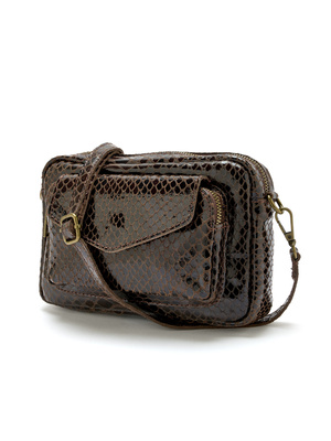 Sac besace en cuir
