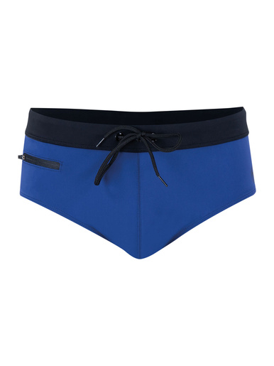 Slip de bain homme Construction traveler - Athéna - Bleu
