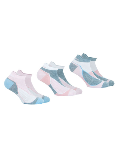 Lot 3 paires de chaussettes Sport Wilson - Wilson - Blanc-gris-rose