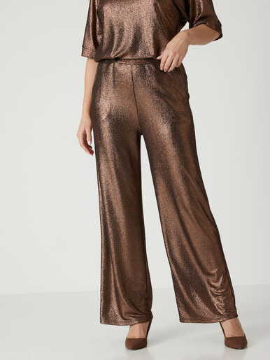 Pantalon irisé élastiqué