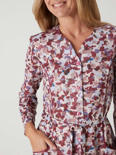 Robe encolure coeur en maille