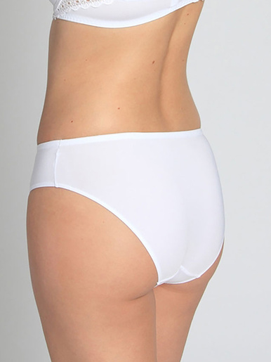 Culotte midi avec dentelle