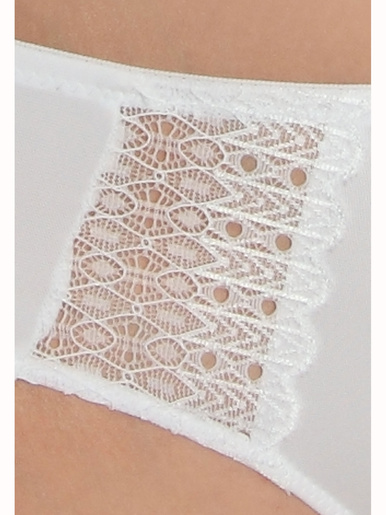Culotte midi avec dentelle