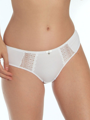 Culotte midi avec dentelle
