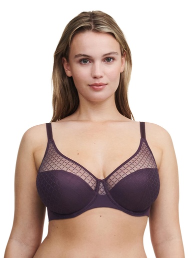 Soutien-gorge Norah Chic à armatures - Chantelle - Aubergine
