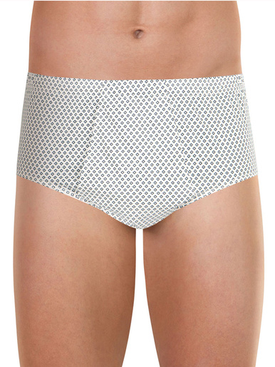 Lot de 2 slips pur coton - Eminence - Beige/marine